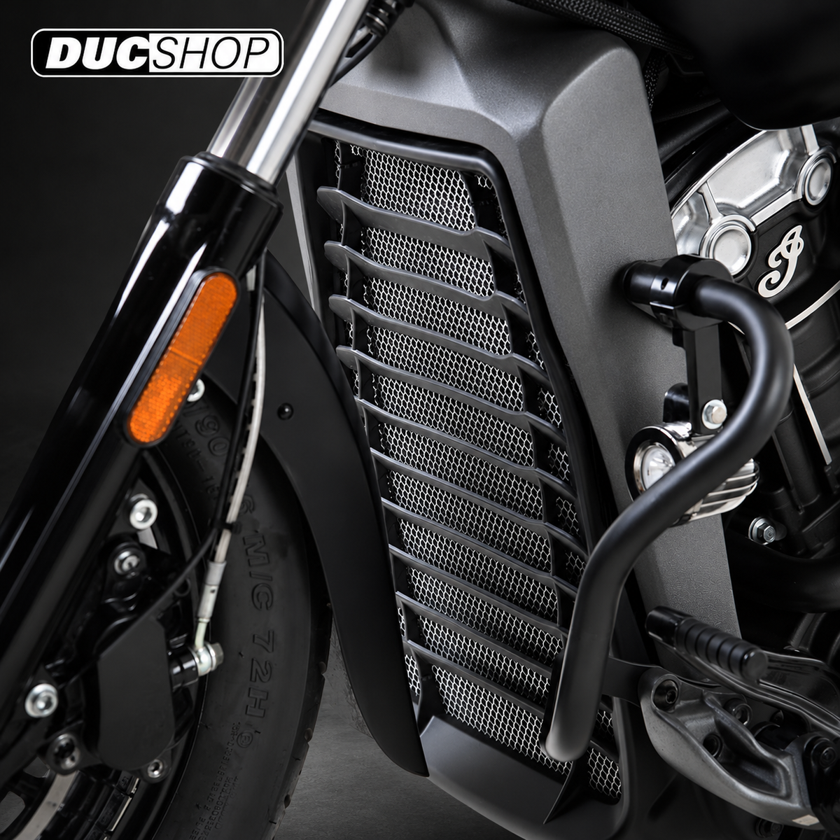 R&G Racing Radiator Guard for the Indian Scout/Bobber/Sixty '15-'22 | Radiator & Oil Cooler Guards | ducshop.com