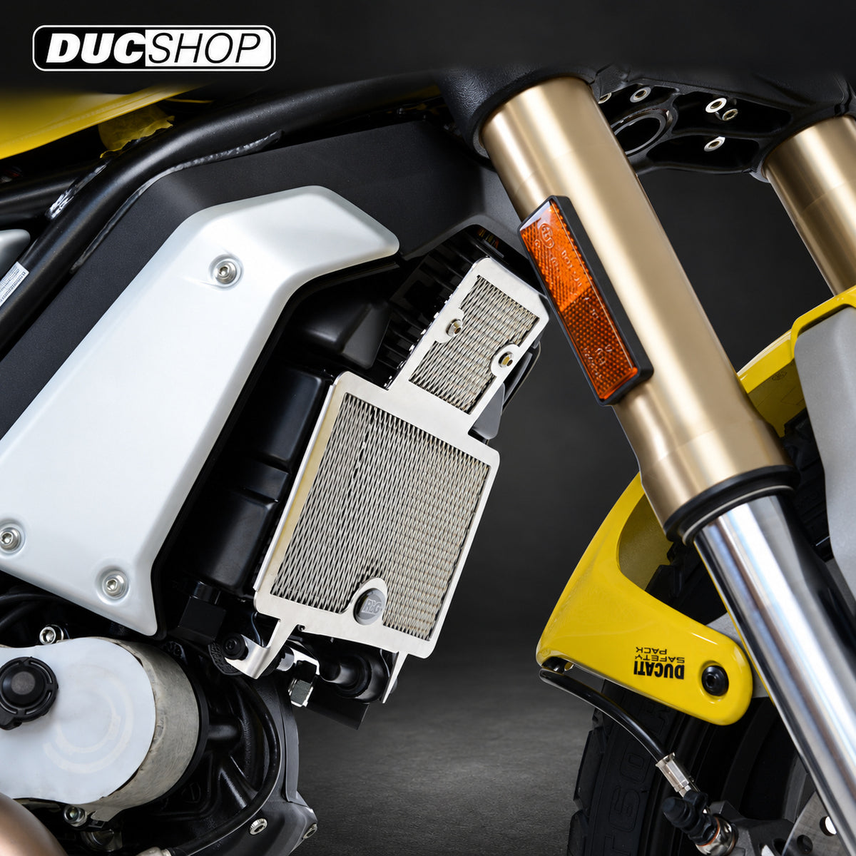 R&G Racing Radiator Guard for the Ducati Scrambler 1100 '18-'22 | Radiator & Oil Cooler Guards | ducshop.com