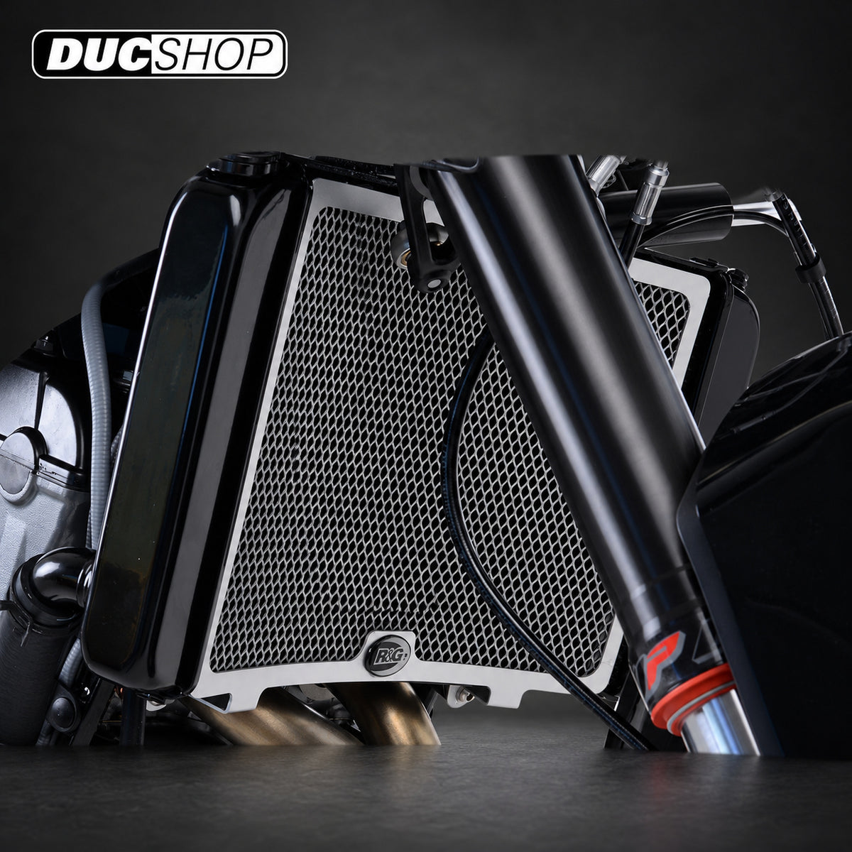 R&G Racing Radiator Guard (With the KTM Guard Modification) for the KTM 790 Duke '17-'21 | Radiator & Oil Cooler Guards | ducshop.com