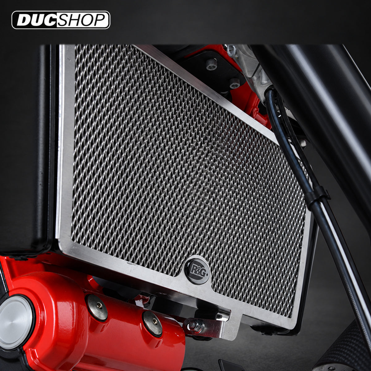 R&G Racing Radiator Guard for the Aprilia Shiver 900 '07-'20 | Radiator & Oil Cooler Guards | ducshop.com