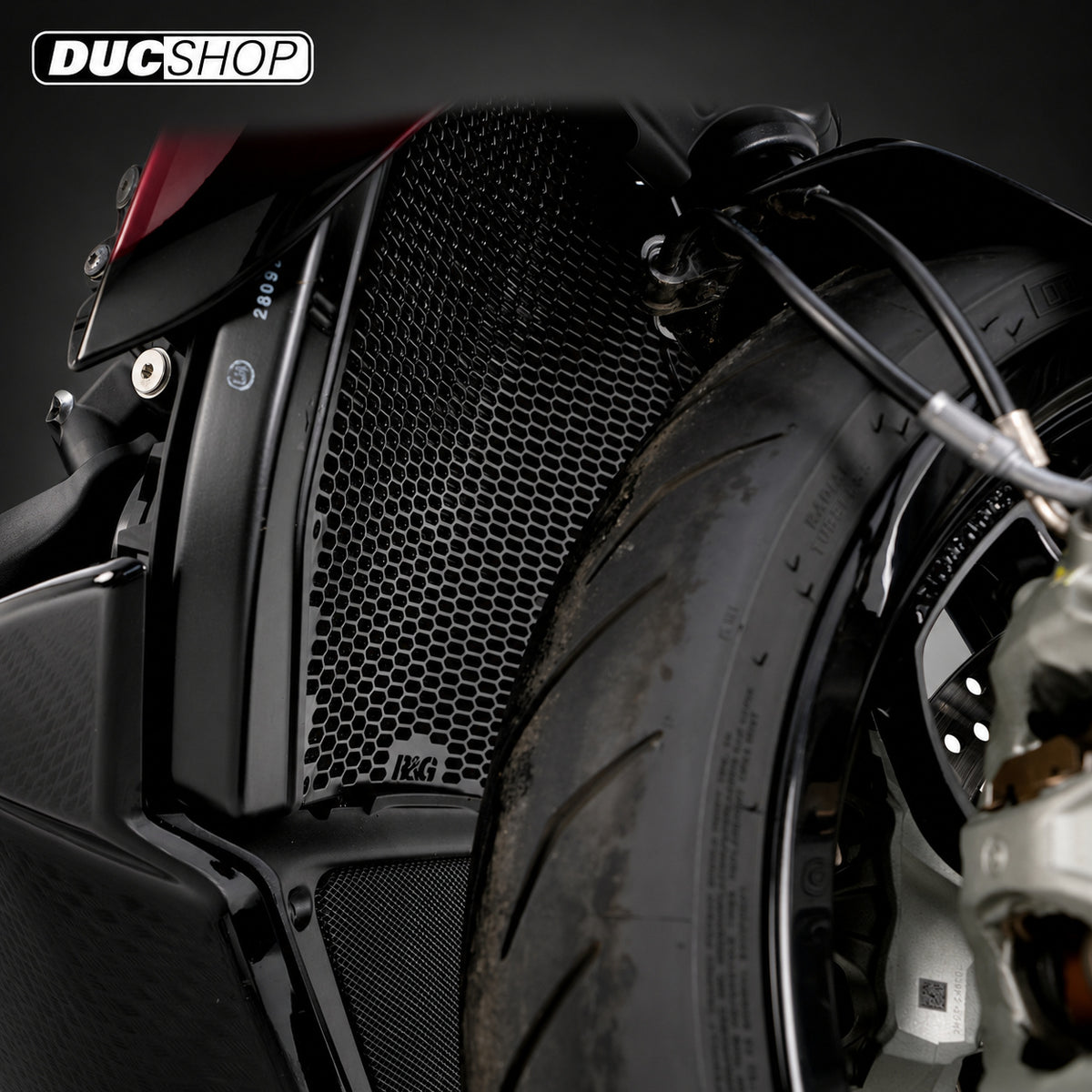 R&G Racing Pro Radiator Guard for the Ducati Diavel V4 2023 | Radiator & Oil Cooler Guards | ducshop.com
