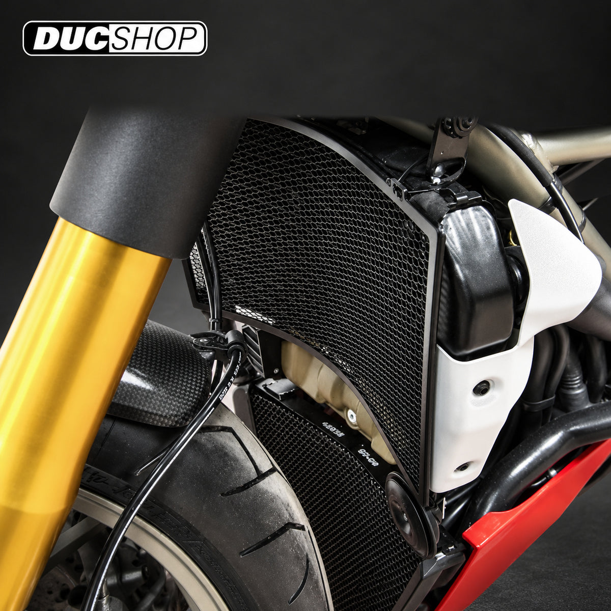 R&G Racing Radiator & Oil Cooler Guard Set for the Ducati Streetfighter 1098 '09-'14 | Radiator & Oil Cooler Guards | ducshop.com