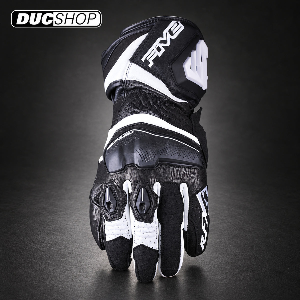 Five Gloves RFX1 Women's Racing Gloves - Black/White | Women's Gloves | DucShop