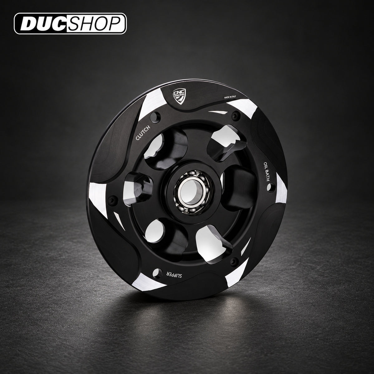 CNC Racing BI-Color Wet Clutch Pressure Plate for the Ducati with OE 3 Spring Slipper Clutch | Wet Clutch Pressure Plates | ducshop.com