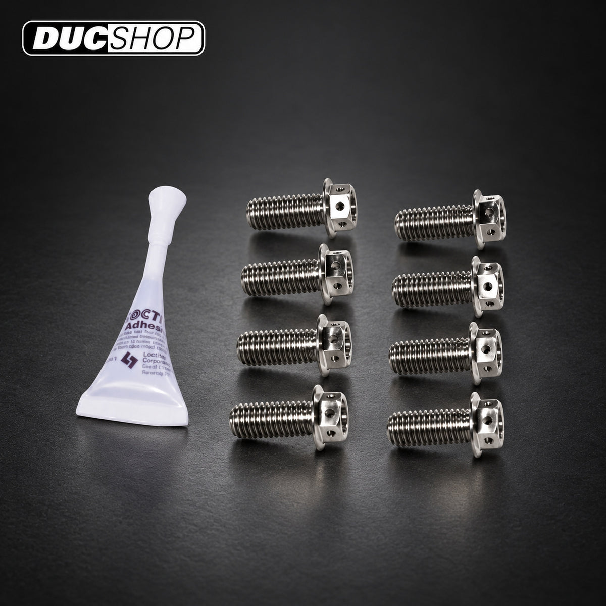 TPO Titanium Clutch Basket Bolts for Dry Clutches – TIHX820RXS x8 | ducshop.com