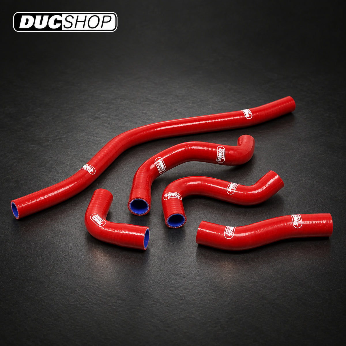 SamcoSport 5 Piece Full Silicone Coolant Hose Set For Triumph Thunderbird Sport (1998-04) | Hose Kits | ducshop.com