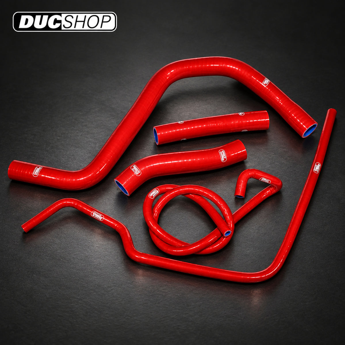 SamcoSport 5 Piece Full Silicone Coolant Hose Set For Triumph Speed Triple S / R (2016+) | Hose Kits | ducshop.com