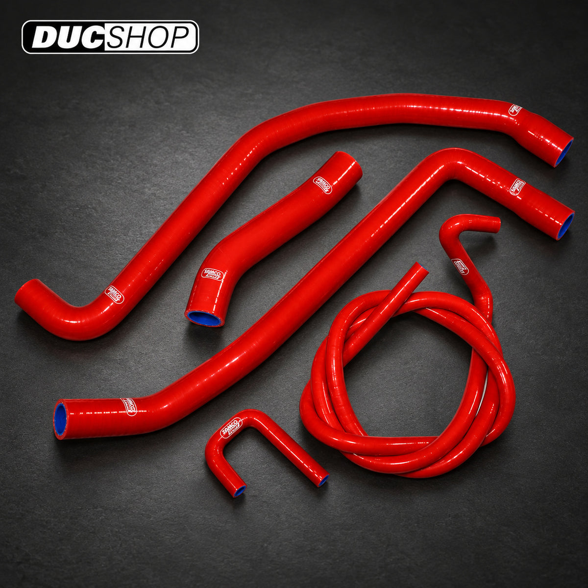 SamcoSport 5 Piece Full Silicone Coolant Hose Set For Triumph Tiger Sport 1050 (2016+) | Hose Kits | ducshop.com