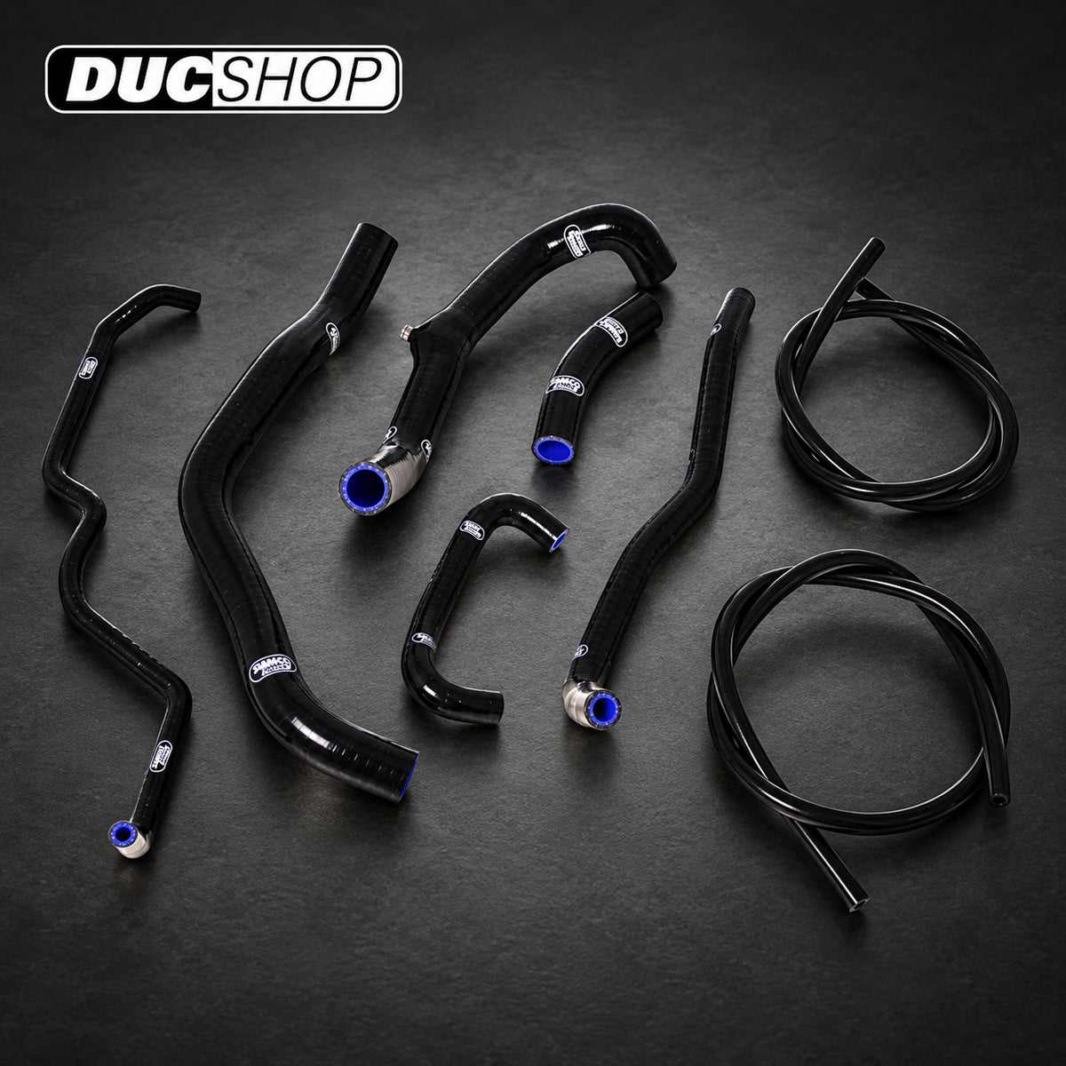 SamcoSport 8 Piece Full Silicone Coolant Hose Set For Triumph Street Triple / R (2008-12) | Hose Kits | ducshop.com