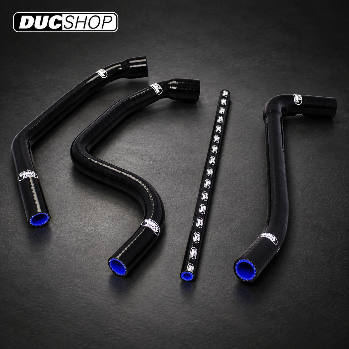 SamcoSport 4 Piece Full Silicone Coolant Hose Set For Triumph Tiger 1050 (2007-12) | Hose Kits | ducshop.com