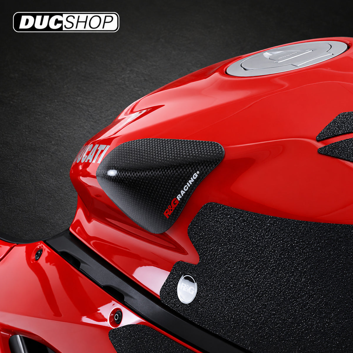 R&G Racing Tank Sliders for the Ducati Panigale 899/959/1199/1199 S/1199 R/1299 S/V2/ Streetfighter V2 '2022 | Tank & Tail Sliders | ducshop.com
