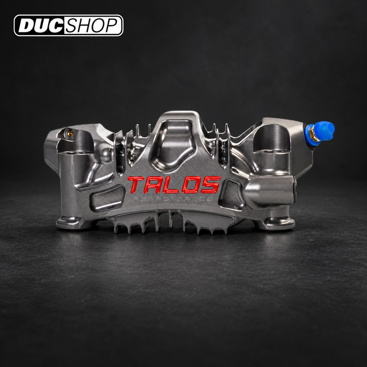 Talos X82 High-Performance Monoblock Motorcycle Brake Caliper Braking System - Nickel Plated - DucShop