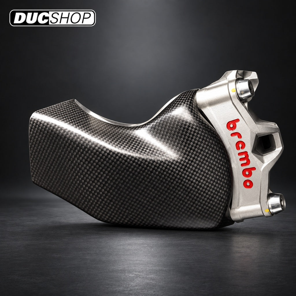 CNC Racing Carbon Fiber GP EVO Front Rotor Cooling Ducts For Ducati Panigale / SF V4 / V2 / 1299 / 1199 / 959 / 899 - Gloss - DucShop