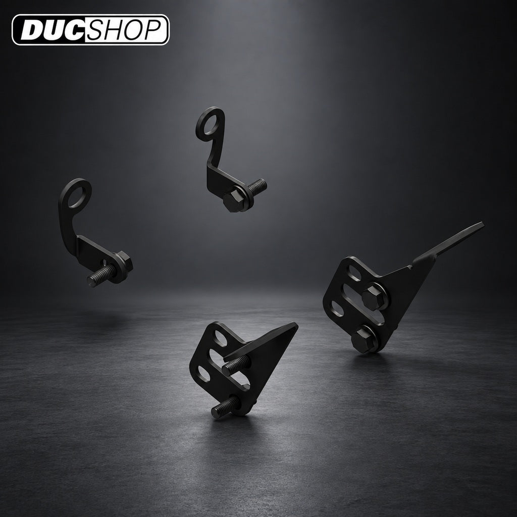 CNC Racing Mounting kit for Carbon Fiber GP Racing Front Brake Rotor Cooling Ducts For Base Model 1198 / 1098 / 848 - DucShop