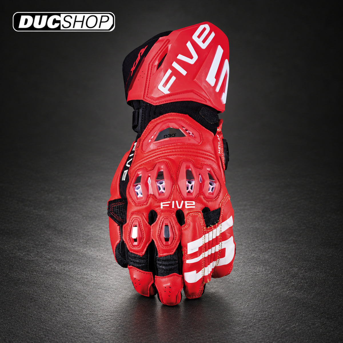 FIVE RFX PRO - FLUO RED | Racing Gloves | ducshop.com