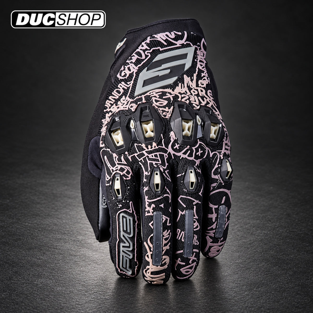 FIVE STUNT EVO2 - GRAFFITI GLOW | Short Gloves | ducshop.com