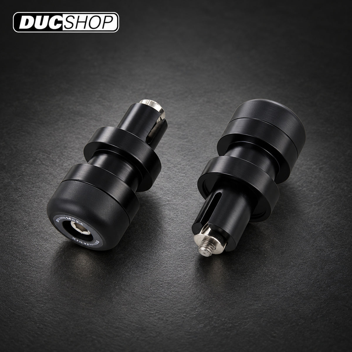 RhinoMoto Bar Ends For Bar End Mirrors - .675" to .725" (17.1mm to 18.4mm) - Universal | Bar End Protection | ducshop.com