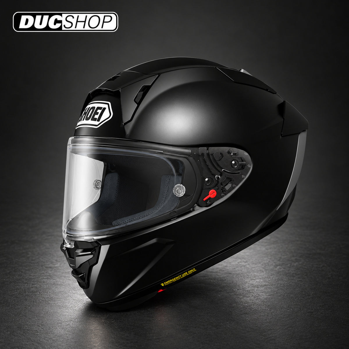 Shoei X-Fifteen Black Helmet | Street Helmets | DucShop