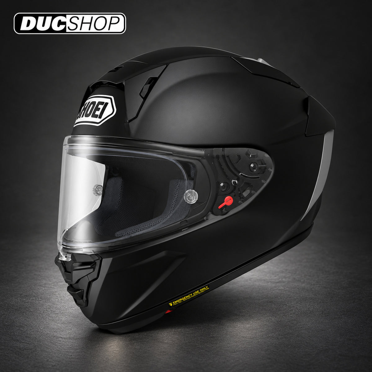 Shoei X-Fifteen Matte Black Helmet | Street Helmets | DucShop