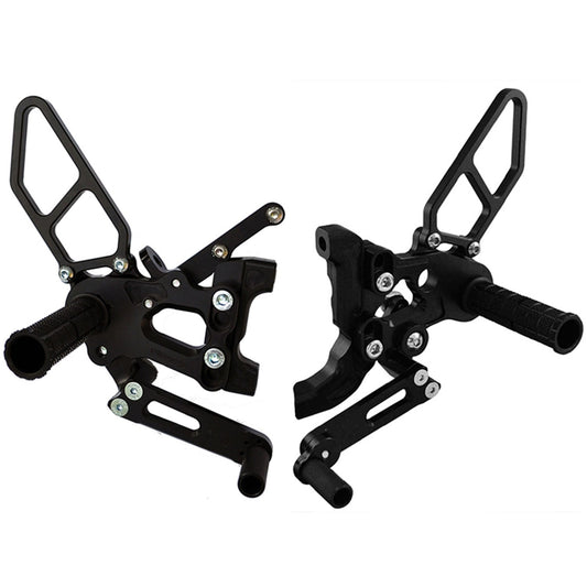 WOODCRAFT DUCATI PANIGALE 899/959/1199/1299 STD SHIFT COMPLETE REARSET NO FOLDING TOE PIECES. SKU: 05-0647B