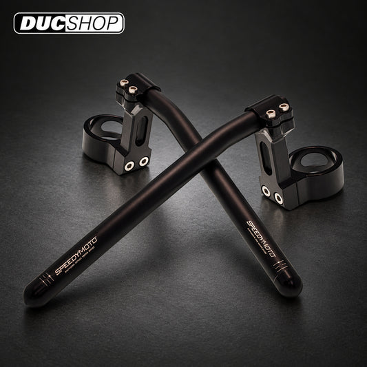 SpeedyMoto TALL BOY Clip-ons with Riser | DucShop