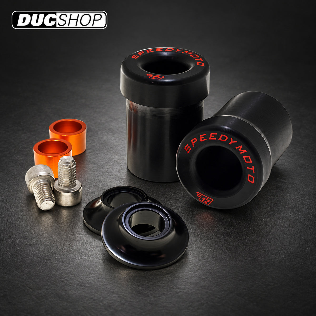SpeedyMoto Replacement Pucks for SpeedyMoto Frame Sliders | Frame Protection | ducshop.com