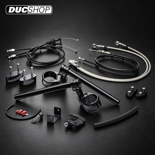ABM multiClip SPORT Clip-ons for the Ducati Panigale 1299 / 1199 S / R / Superleggera | DucShop