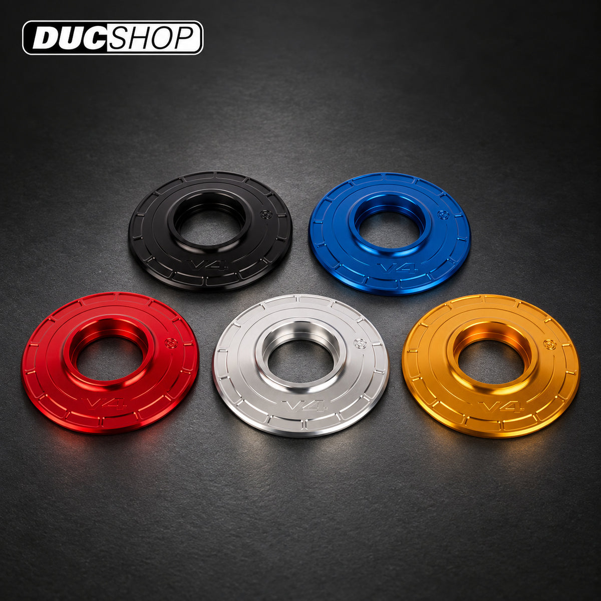 Motocorse Steering Head Dust-Proof Cover — Panigale V4 2018–2024 — representative product view; see selected option and listing contents | Steering Head Nuts | ducshop.com