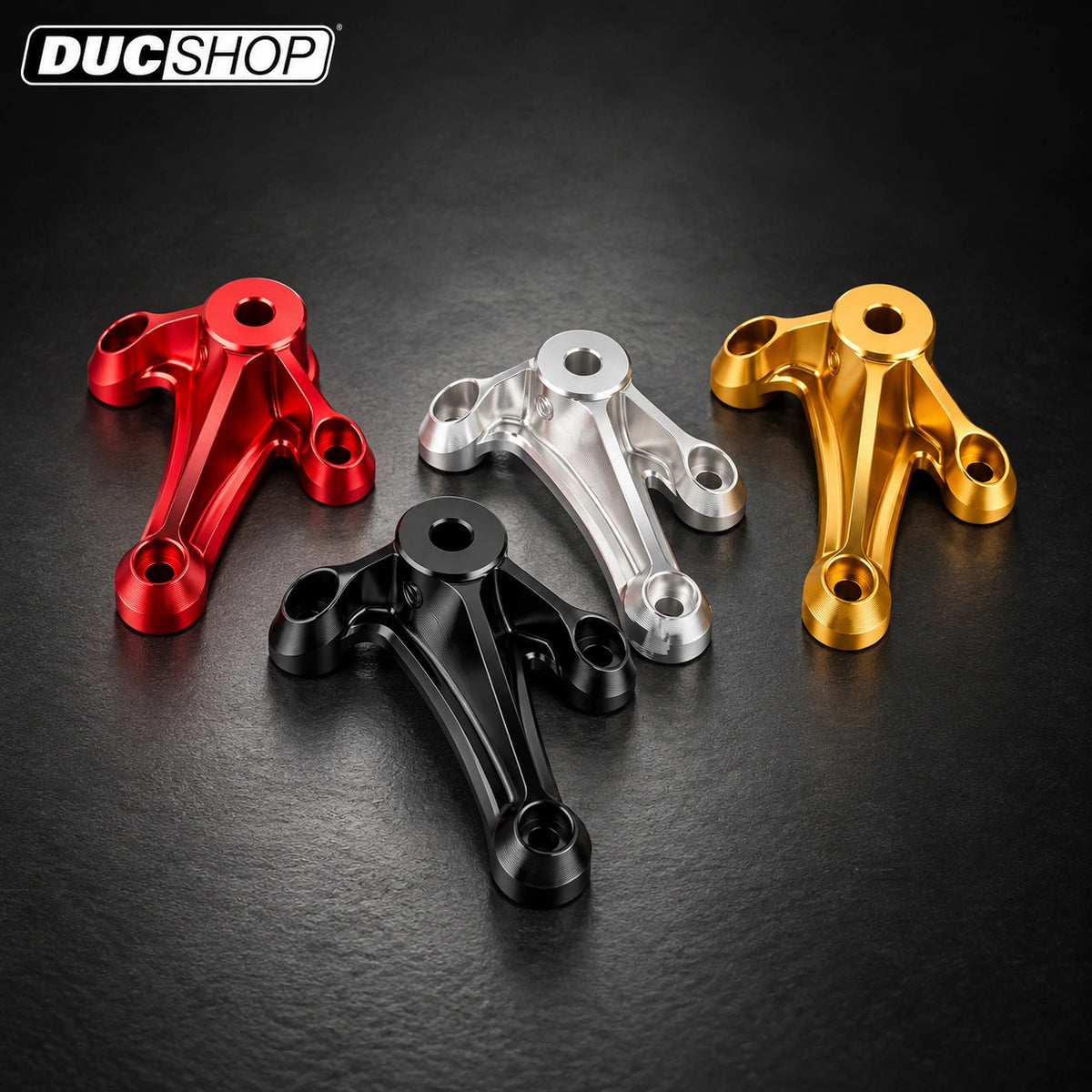 Motocorse Billet Aluminum RH Engine support Bracket for Ducati Panigale / Streetfighter V4 / S / R / Speciale (18-24) | Red | SKU 102104040R | DucShop