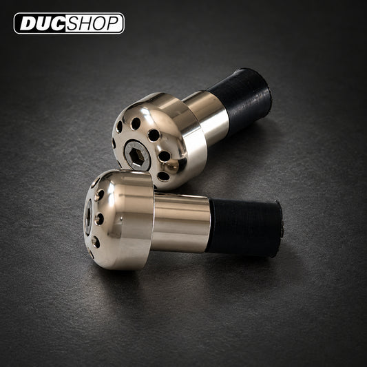 Motocorse Billet Titanium or Aluminum Universal Bar Ends | Bar End Protection | ducshop.com