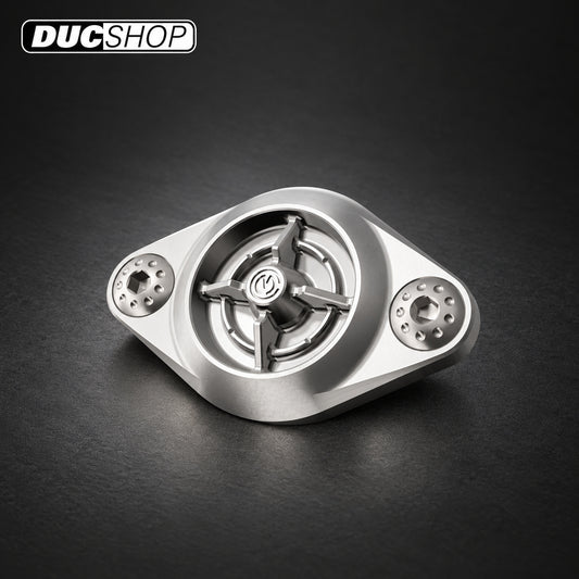 Motocorse Aluminum Timing Inspection Cover — Ducati V4 — representative product view; selected finish may vary | Engine Accessories | ducshop.com