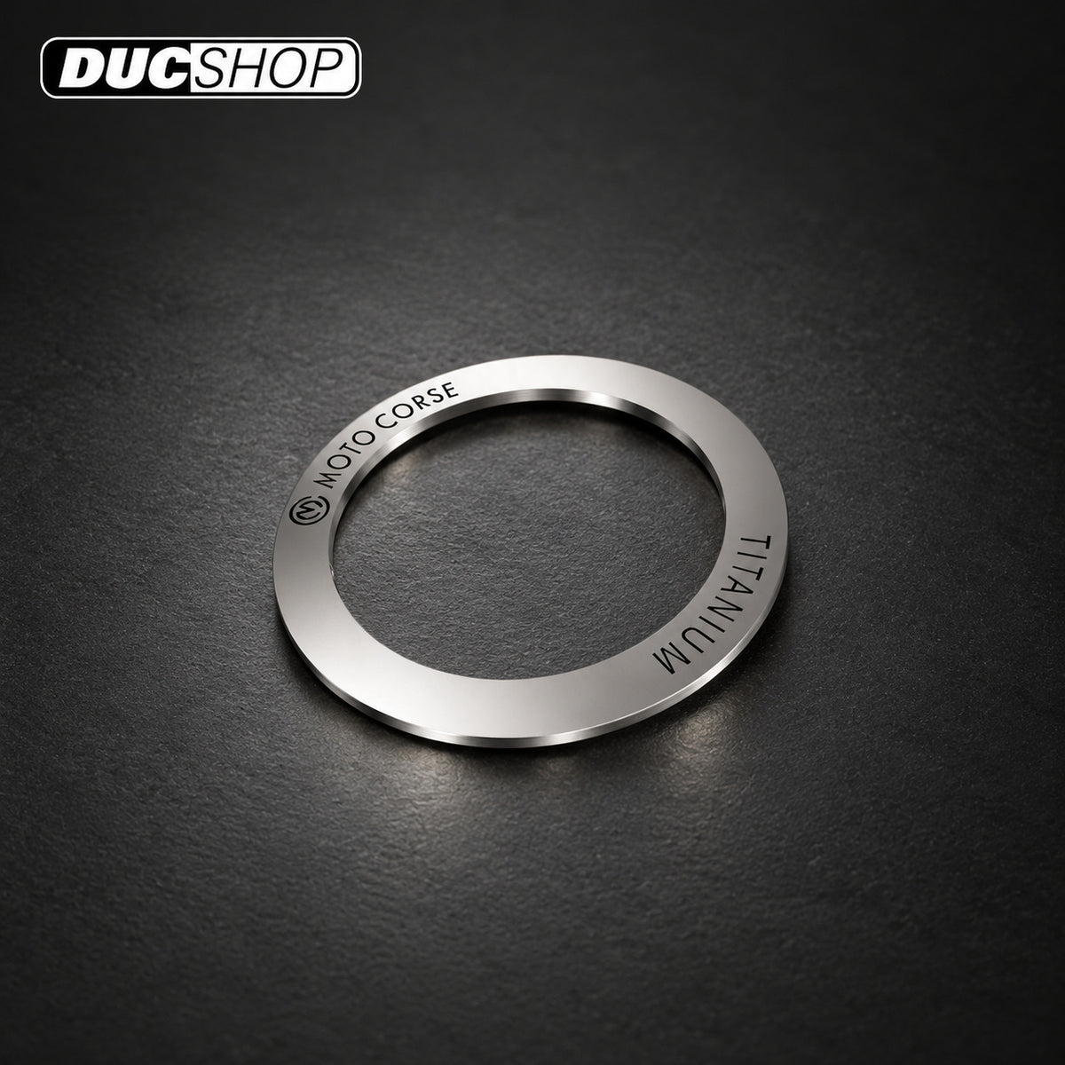 Motocorse Titanium Front Axle Washer 102125003 — Ducati — representative product view; check selected option and contents | Axles & Axle Nuts | ducshop.com
