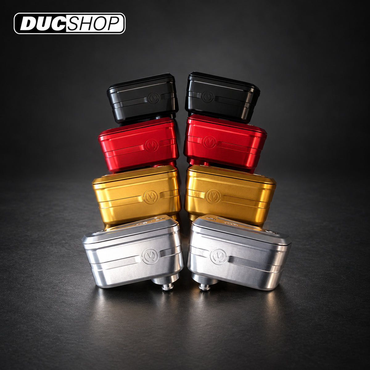 Motocorse Billet Brake and Clutch Reservoirs for OE Master Cylinders for Ducati Streetfighter V4 / V2 / S / SP (2021+) | Reservoirs | DucShop