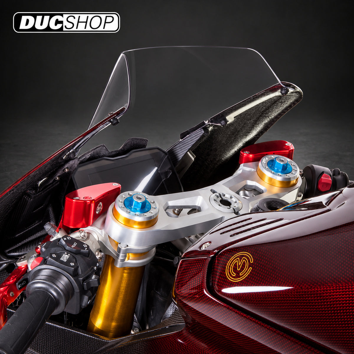 Motocorse Billet Brake and Clutch Reservoirs for OE Master Cylinders for Ducati and MV F4 RR/RC (up to 2020 models) | Reservoirs | DucShop