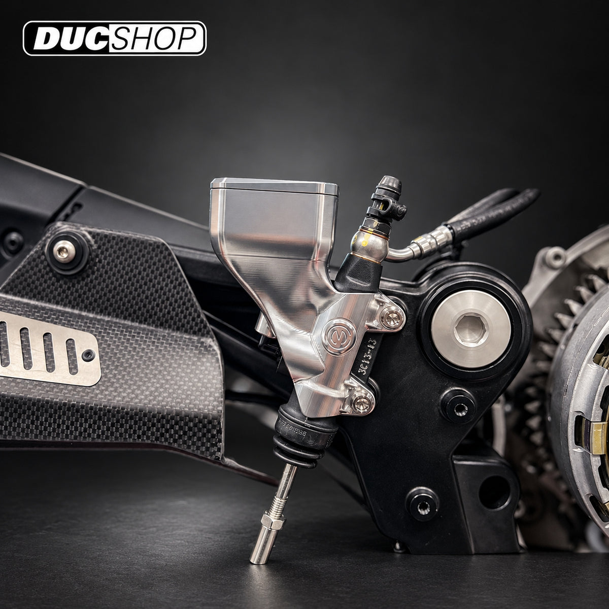 Motocorse Billet Rear Brake Reservoir for Ducati Diavel V4 | Reservoirs | DucShop
