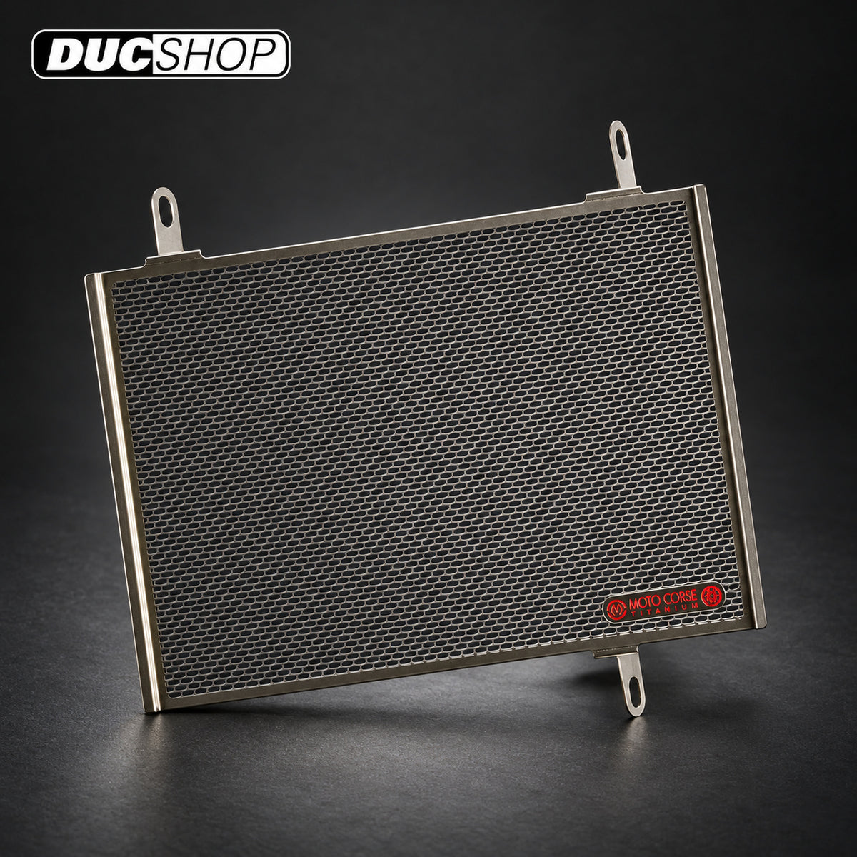 Motocorse Titanium Radiator and Oil Cooler Guards for the Ducati Streetfighter 1098 / 848 | Radiator & Oil Cooler Guards | ducshop.com
