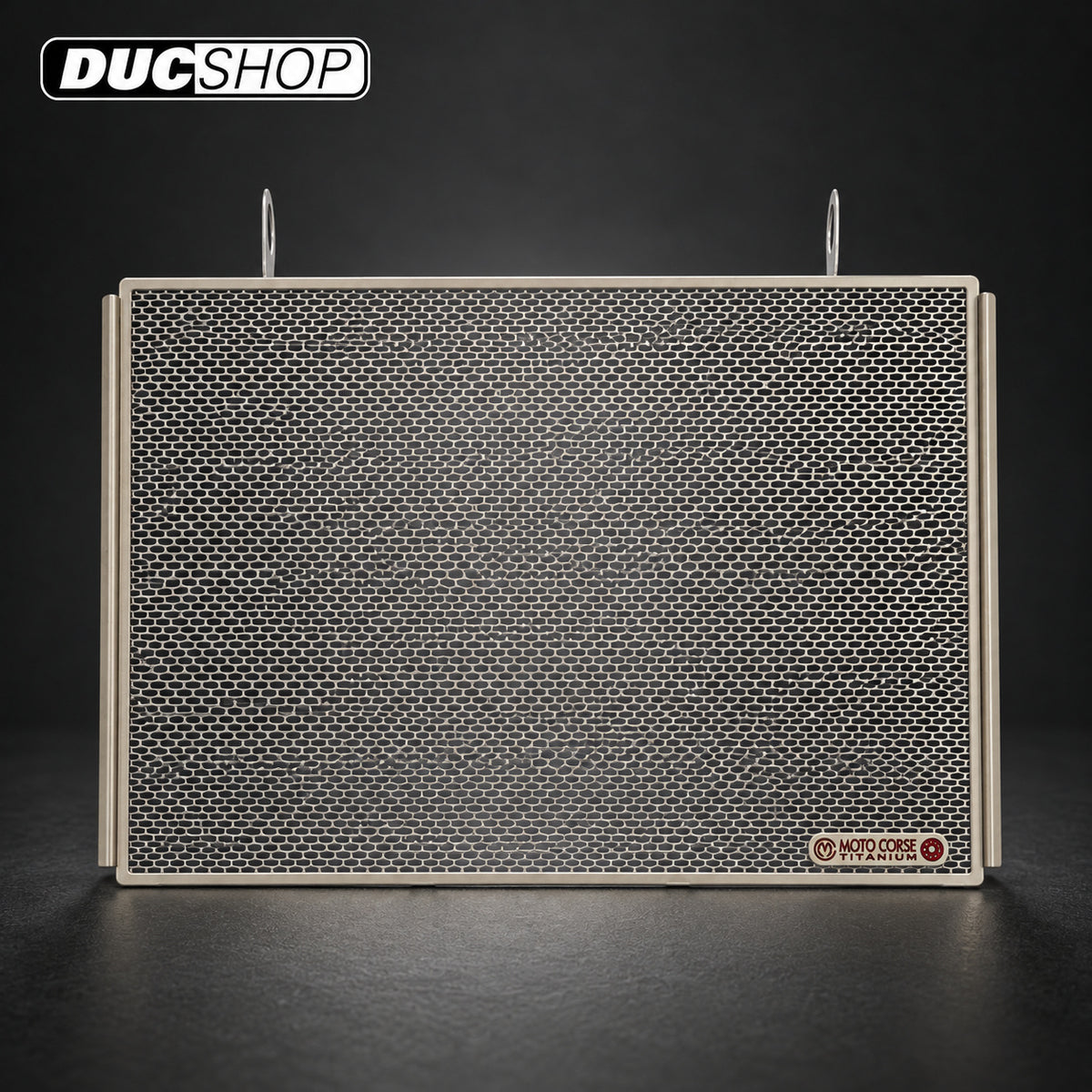 Motocorse Titanium Radiator and Oil Cooler Guards for the 2015+ Ducati Multistrada 1260 / 1200 / 950 | Radiator & Oil Cooler Guards | ducshop.com