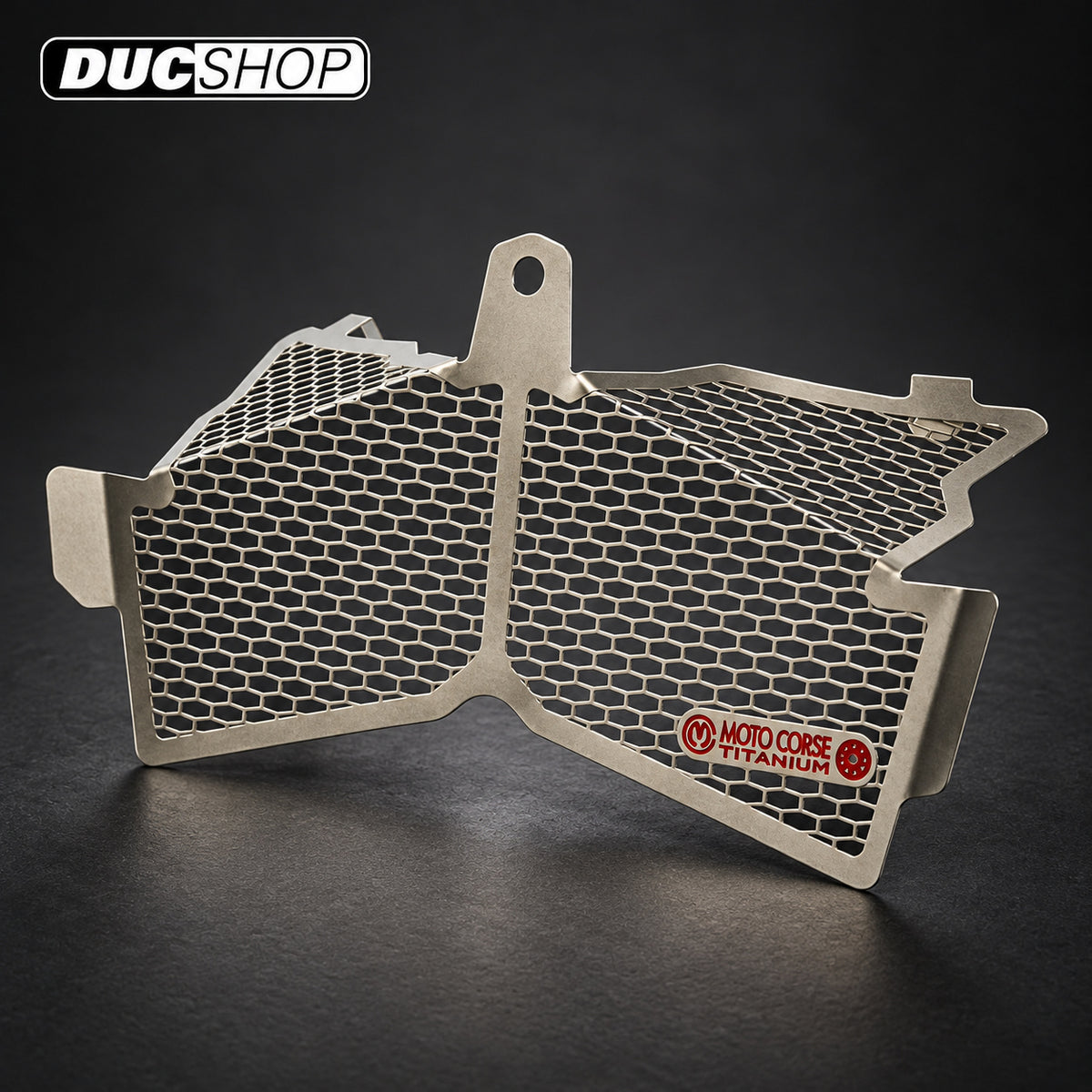 Motocorse Titanium Water Radiator Guard for Ducati Diavel | Radiator & Oil Cooler Guards | ducshop.com
