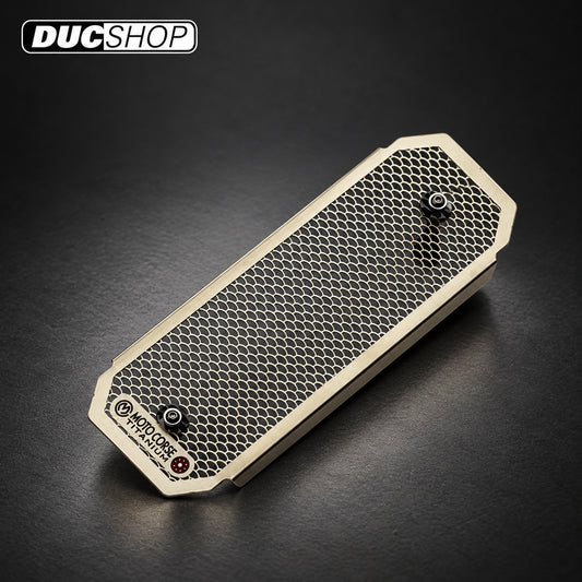 Motocorse Titanium Oil Cooler Protector for Ducati Scrambler | Radiator & Oil Cooler Guards | ducshop.com