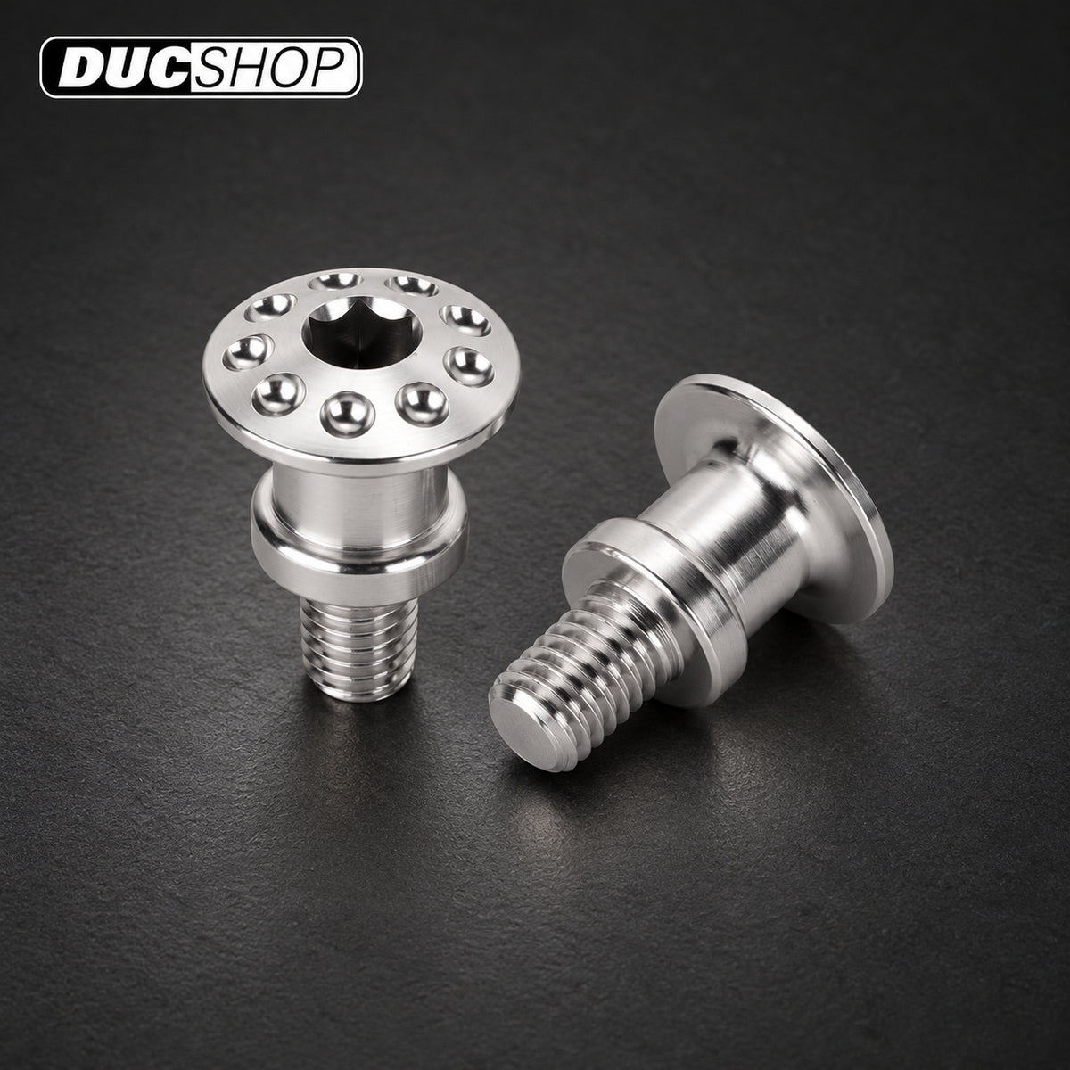 Motocorse Billet Aluminum Headlight Fixing Screws for MV Agusta Brutale 675 / 800 and Dragster — representative product view; see selected option and kit contents | Motorcycle Specific Fasteners | ducshop.com