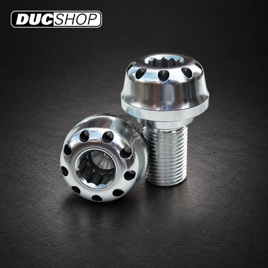 Motocorse Billet Titanium Weighted Bar Ends for MV Agusta Brutale 675 / 800 | Bar End Protection | ducshop.com