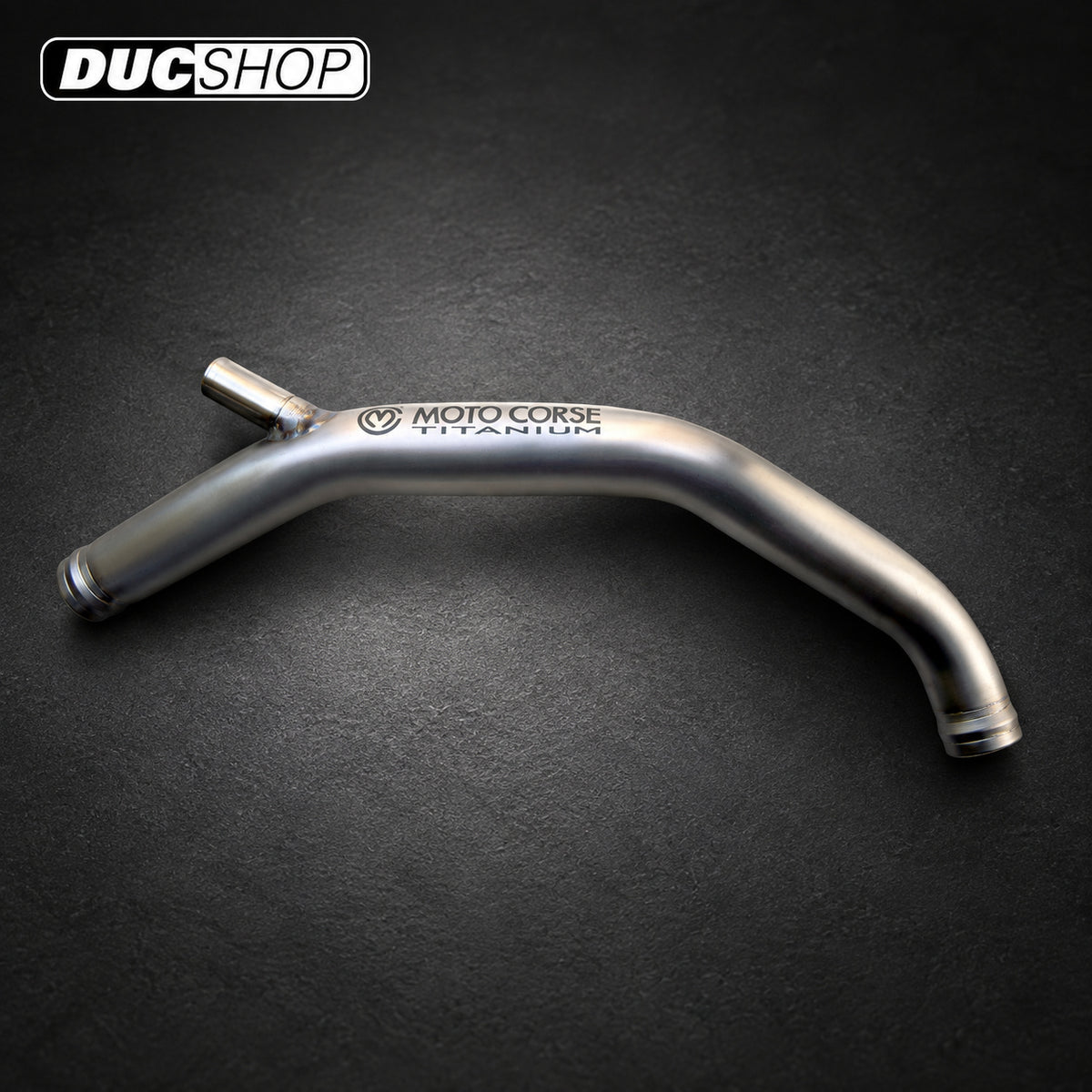 Motocorse Titanium Upper Radiator Hose For MV Agusta Brutale 4 Cylinder Models (B4) | Radiators & Oil Coolers | ducshop.com