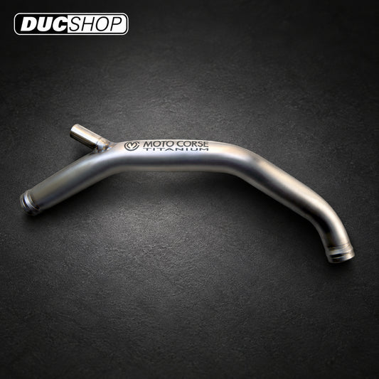 Motocorse Titanium Upper Radiator Hose For MV Agusta Brutale 4 Cylinder Models (B4) | Radiators & Oil Coolers | ducshop.com