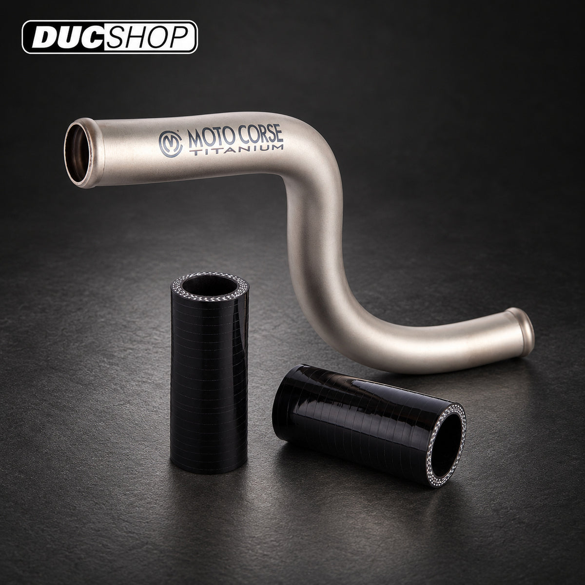 Motocorse Titanium and Silicon Lower Hose Kit for MV Agusta Brutale 675/800, Dragster, Turismo Veloce, Rivale, & Stradale (EURO3 Version) | Hose Kits | ducshop.com
