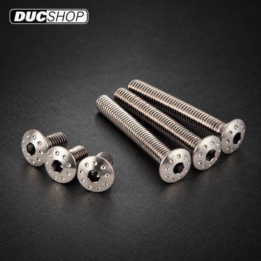 Motocorse Billet Titanium Screws for the Motocorse Gas Cap for MV 3 cylinder Models — representative product view; see selected option and kit contents | Motorcycle Specific Fasteners | ducshop.com