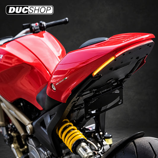 New Rage Cycles (NRC) Ducati Monster 1100/796/696 Fender Eliminator — representative product view; check selected option and kit contents | ducshop.com