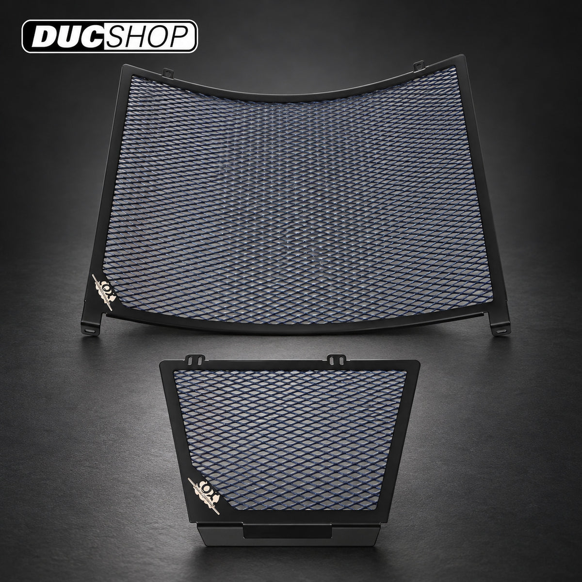 Cox Racing PRO Titanium Radiator Guards for the Ducati Desmosedici RR | Radiator & Oil Cooler Guards | ducshop.com