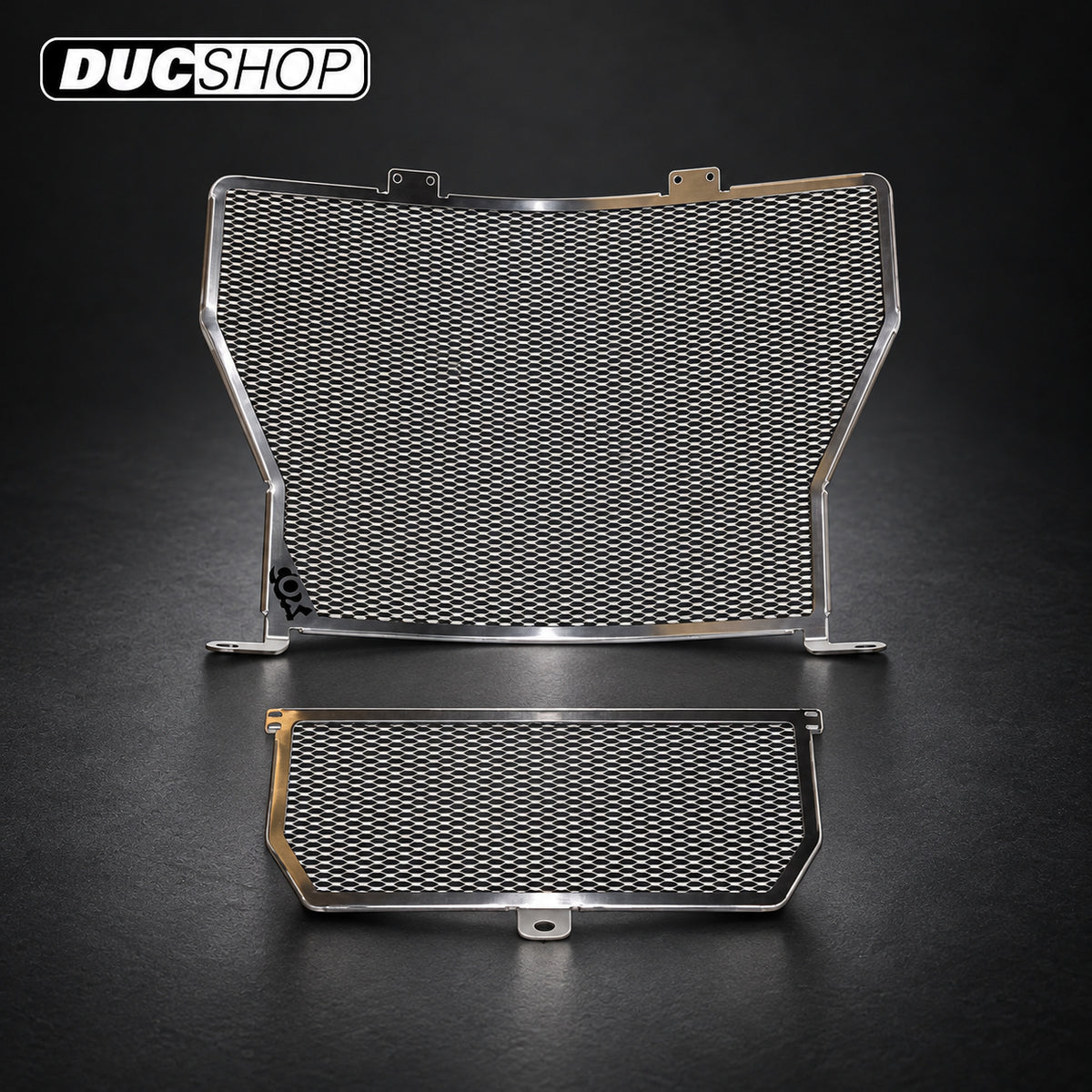 Cox Racing PRO Titanium Radiator Guards for the BMW S1000RR, S1000R, and HP4 (10-14) | Radiator & Oil Cooler Guards | ducshop.com