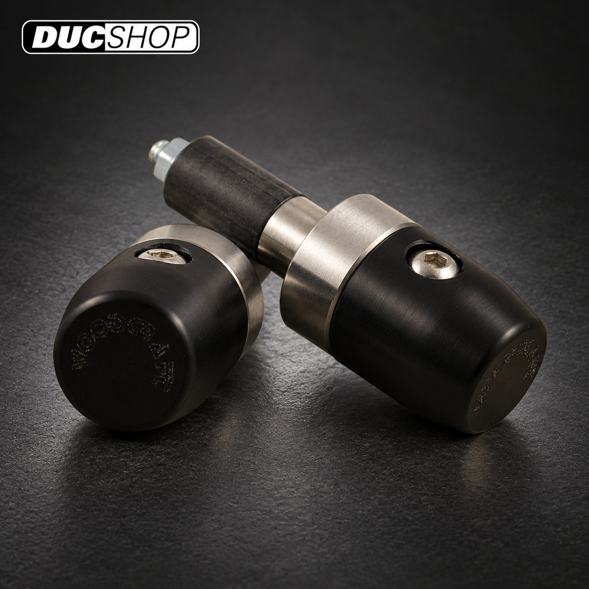 Woodcraft Bar End Weighted Slider Set | Bar End Protection | ducshop.com