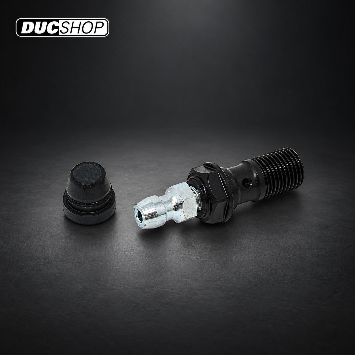 Spiegler Aluminum Banjo Bolt With Built-In Bleeder for Ducati - DucShop